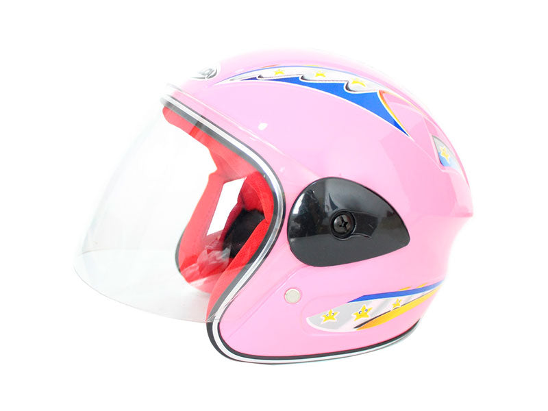 CASCO MASUDA INFANTIL 3/4 MSD-505 COLOR ROSA