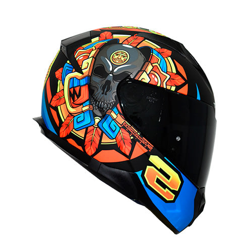 CASCO SHAFT CERRADO SH571 TALLA M QUETXAL NARANJA NEON