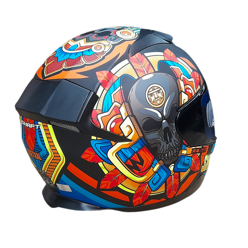 CASCO SHAFT CERRADO SH571 TALLA M QUETXAL NARANJA NEON