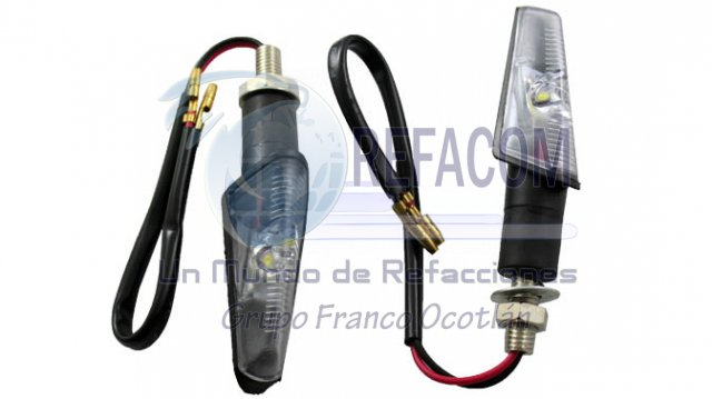 DIRECCIONAL IRON RACING LED IR1038 LUZ AMARILLA/ROJA EFECTO RUNNING