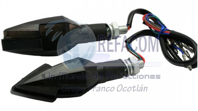 DIRECCIONAL IRON RACING LED IR1022 LUZ AMARILLA/BLANCA EFECTO RUNNING