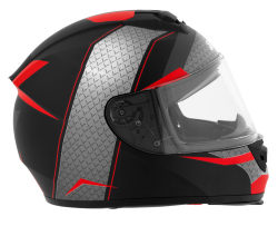 CASCO SAYTO CERRADO STARLIGHT TALLA L COLOR NEGRO/ROJO