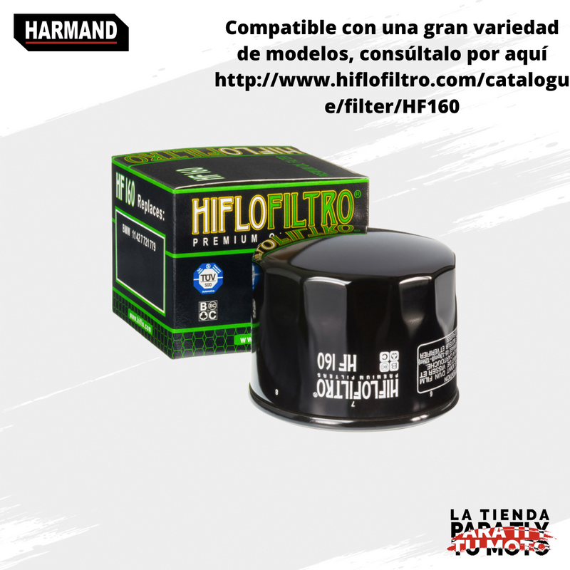 FILTRO DE ACEITE HIFLO FILTRO HF-160 P/ BMW F 650GS F 800GS