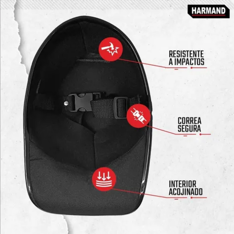 CASCO BEISBOLERO HARMAND VISERA LARGA