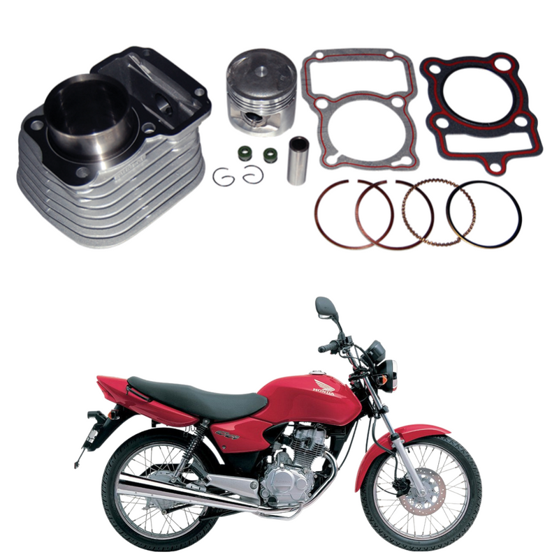 KIT CILINDRO COMPLETO KAIZEN P/ CG 125 TITAN